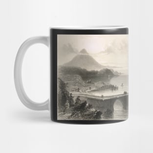 Pontoon Bridge, Lough Conn, Ireland Mug